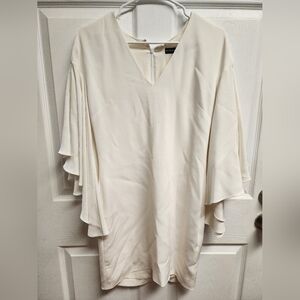 Ralph Lauren Lillian White Silk Dress, Size 2